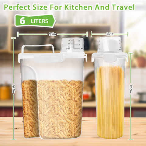 Viretec dispensador-arroz ergonómico facilita verter con una mano