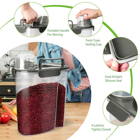 Viretec material sin BPA y duradero para uso diario.