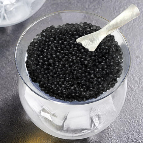 VirgoCCY enfriador de caviar de vidrio mantiene bebidas frías durante la degustación