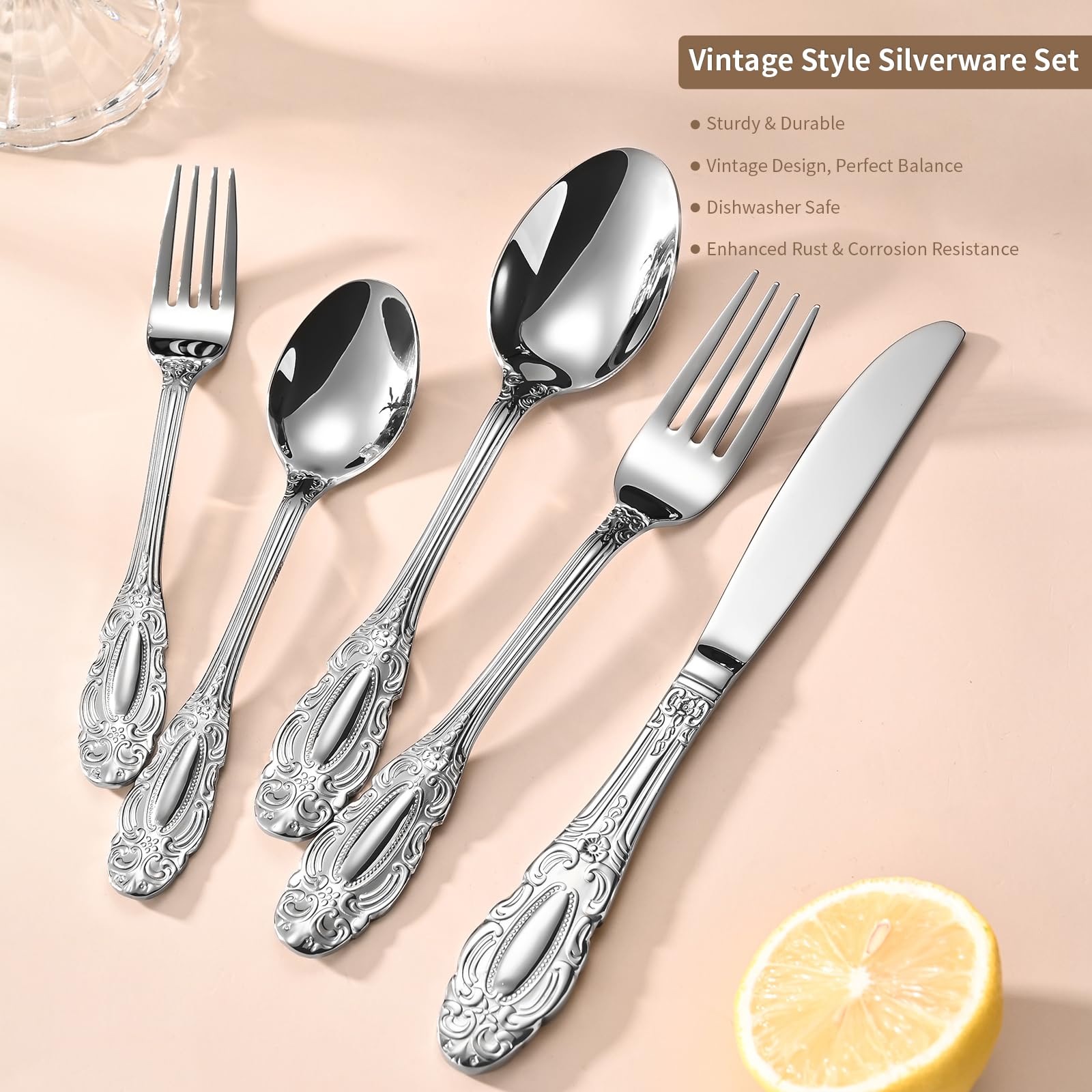 Viriby cubiertos para ocasiones especiales, combinan con vajilla y decoraciones festivas.