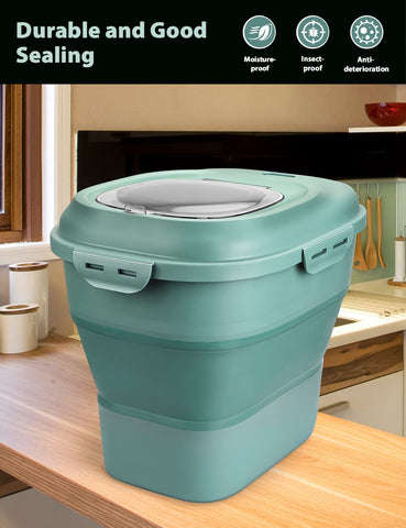 Viretec ideal para arroz, azúcar y harina en casa.