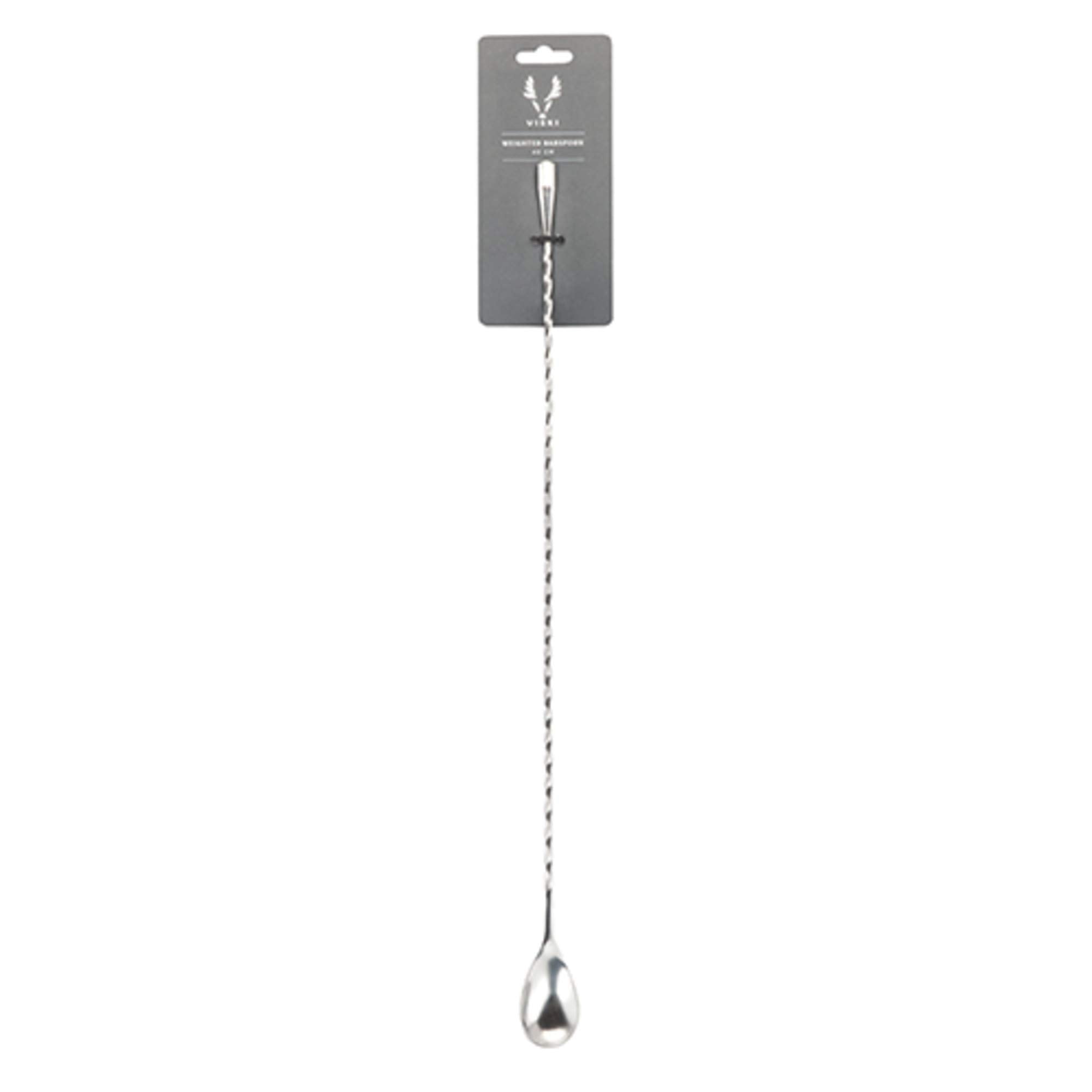 Viski barspoon 40 cm para copas grandes y mezclas amplias.