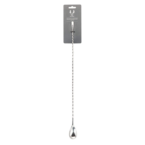 Viski barspoon 40 cm para copas grandes y mezclas amplias.