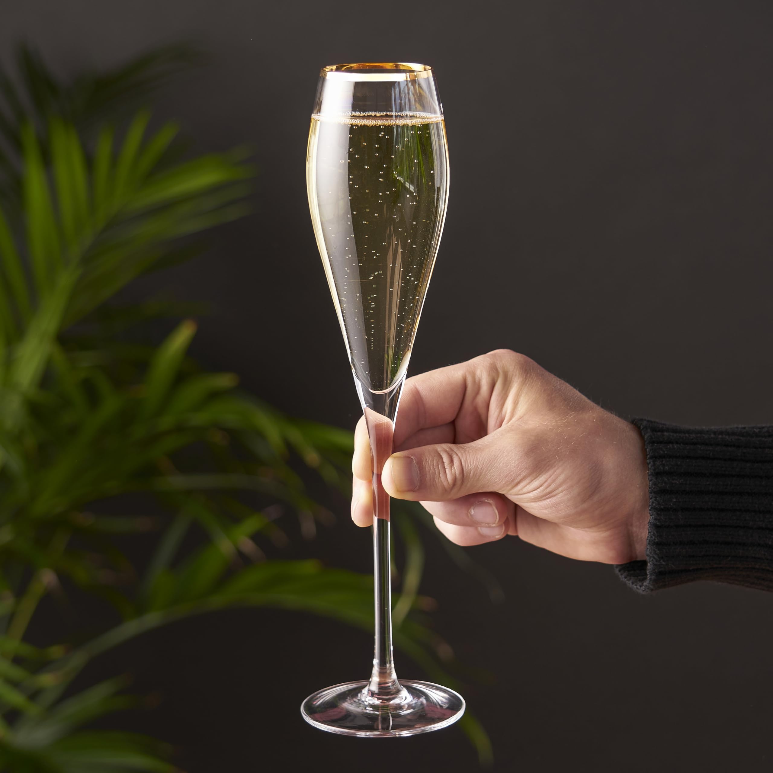 Viski copa champán ideal para bar en casa y eventos.