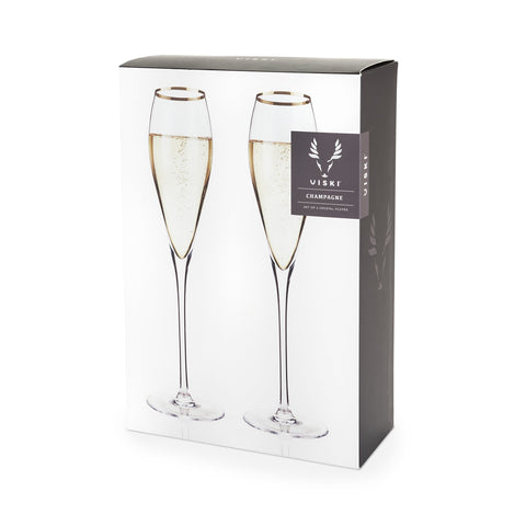 Viski cristal claro realza la presentación de bebidas espumosas.