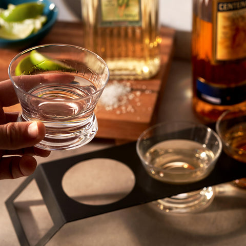 Presentación elegante de Viski para tequila en eventos