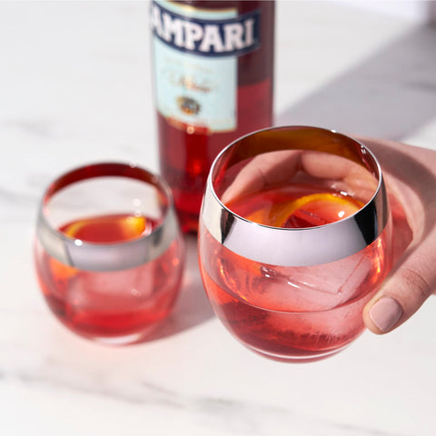 Viski Irving, regalo de whisky elegante, conjunto de dos vasos.