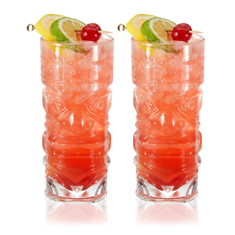 Viski bar en casa crea ambiente tiki con estos vasos
