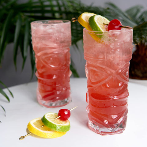 Viski capacidad 14 onzas perfecto para cócteles altos como Mai Tai