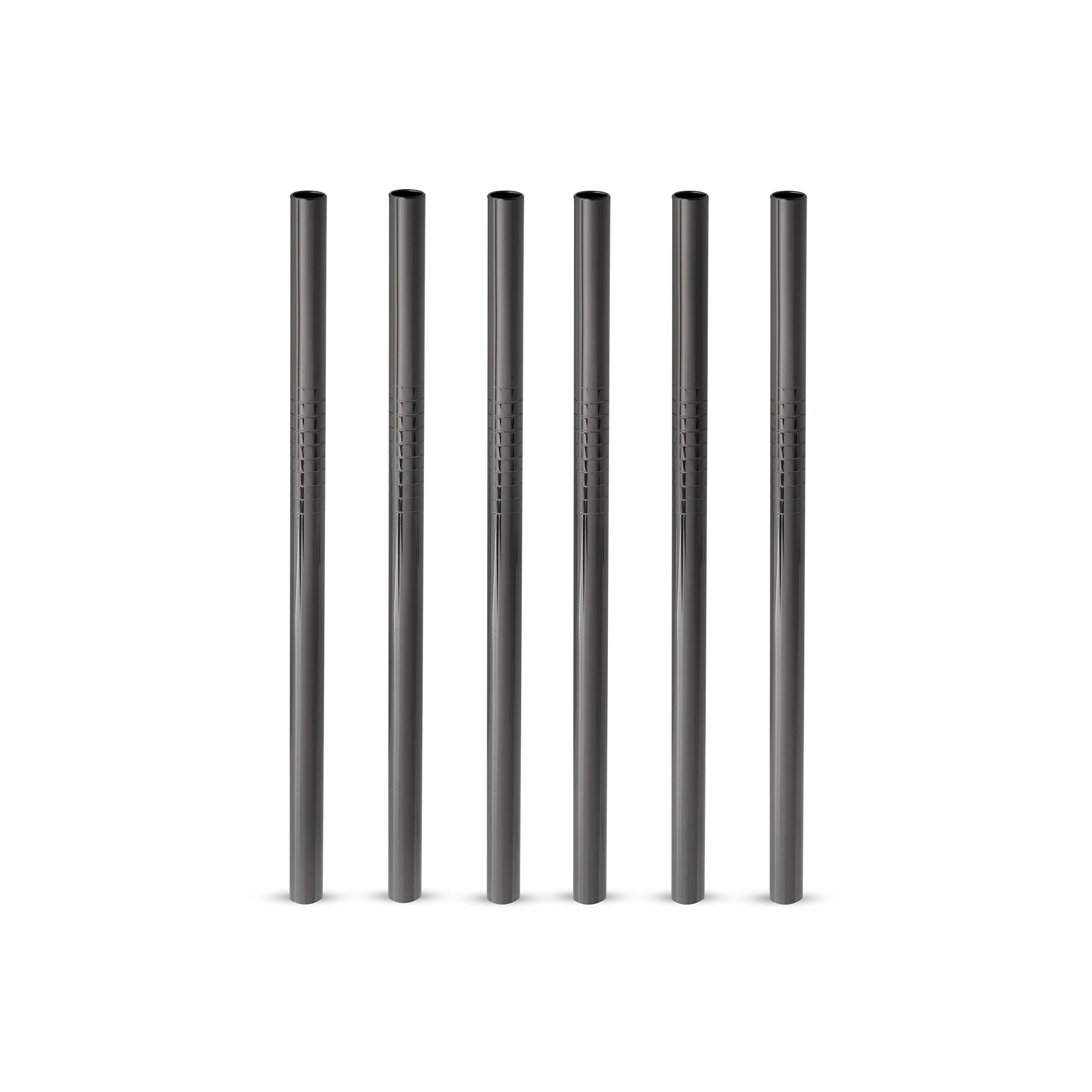 Viski pajitas de acero inoxidable para cócteles, 5 pulgadas, estilo elegante.