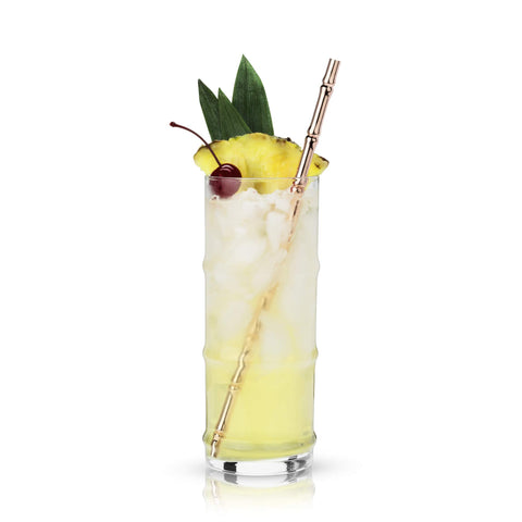 Viski pajitas de cobre de 9,5 pulgadas para tragos altos