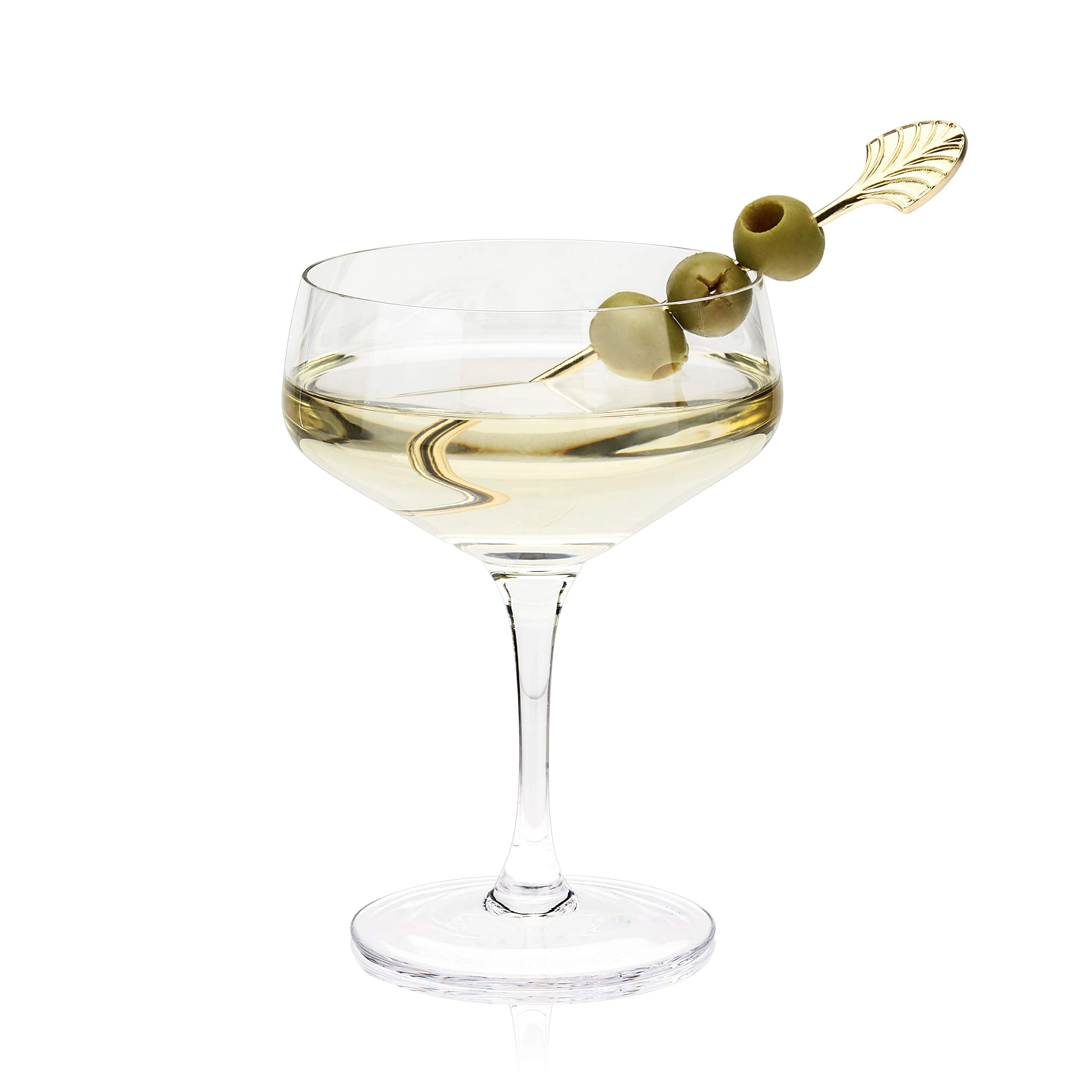 Viski palillos oro Art Déco regalo para amantes de la coctelería.
