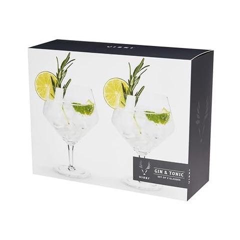 Set de 2 copas Viski Raye para reuniones.