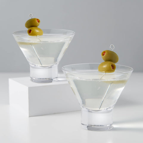 Viski regalo-martini diseño icónico para amantes de coctelería.