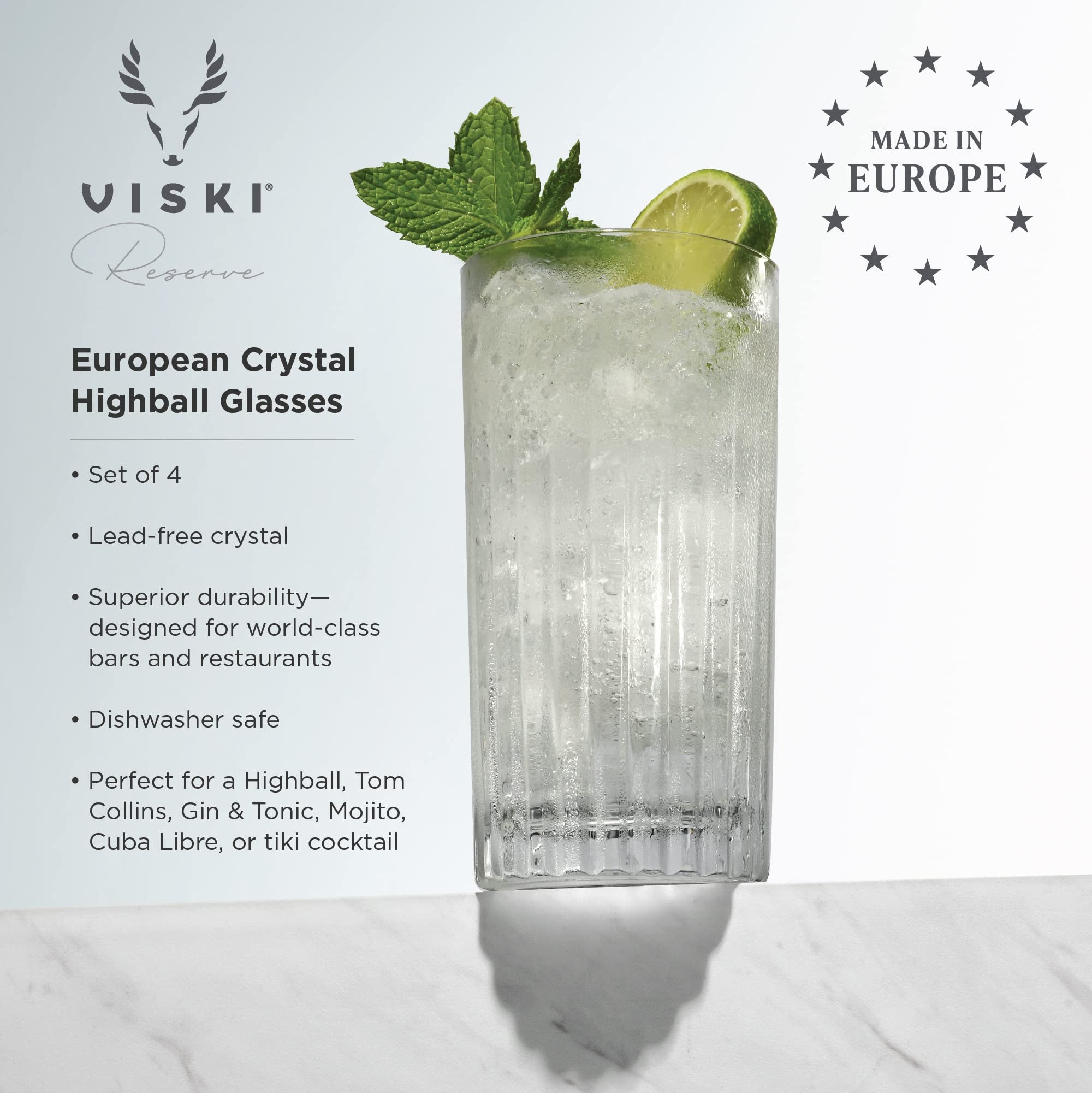 Viski Milo, cristal europeo con facetas sutiles para ocasiones especiales.