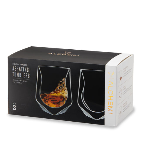 Viski set de dos vasos para whisky, ideal para compartir.