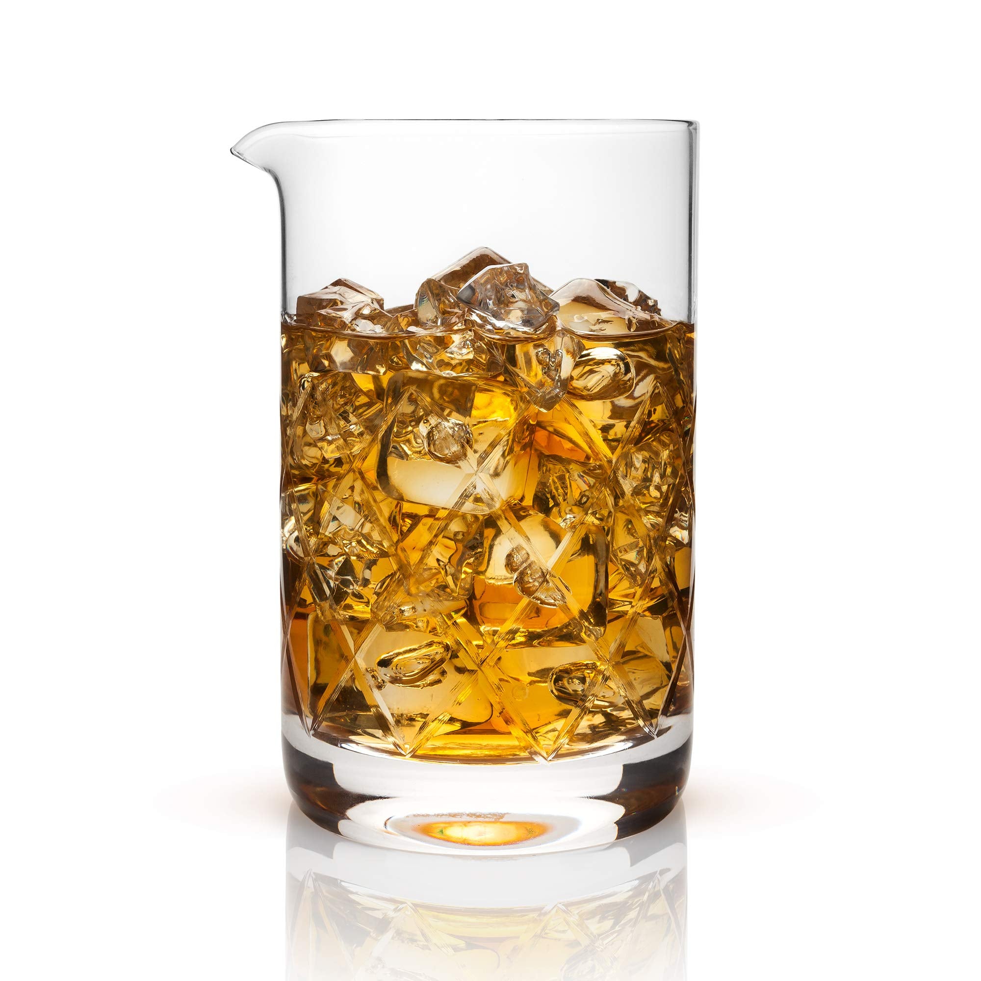 Viski vaso mezcla cristal acabado de barra para cocina o bar.