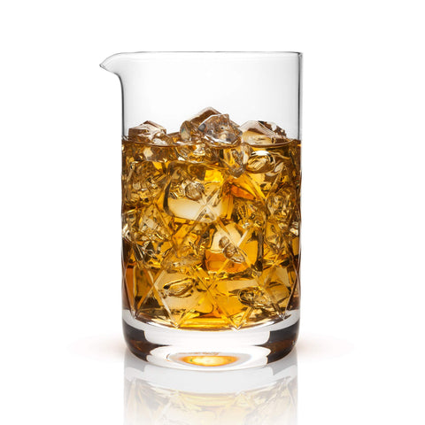 Viski vaso mezcla cristal acabado de barra para cocina o bar.