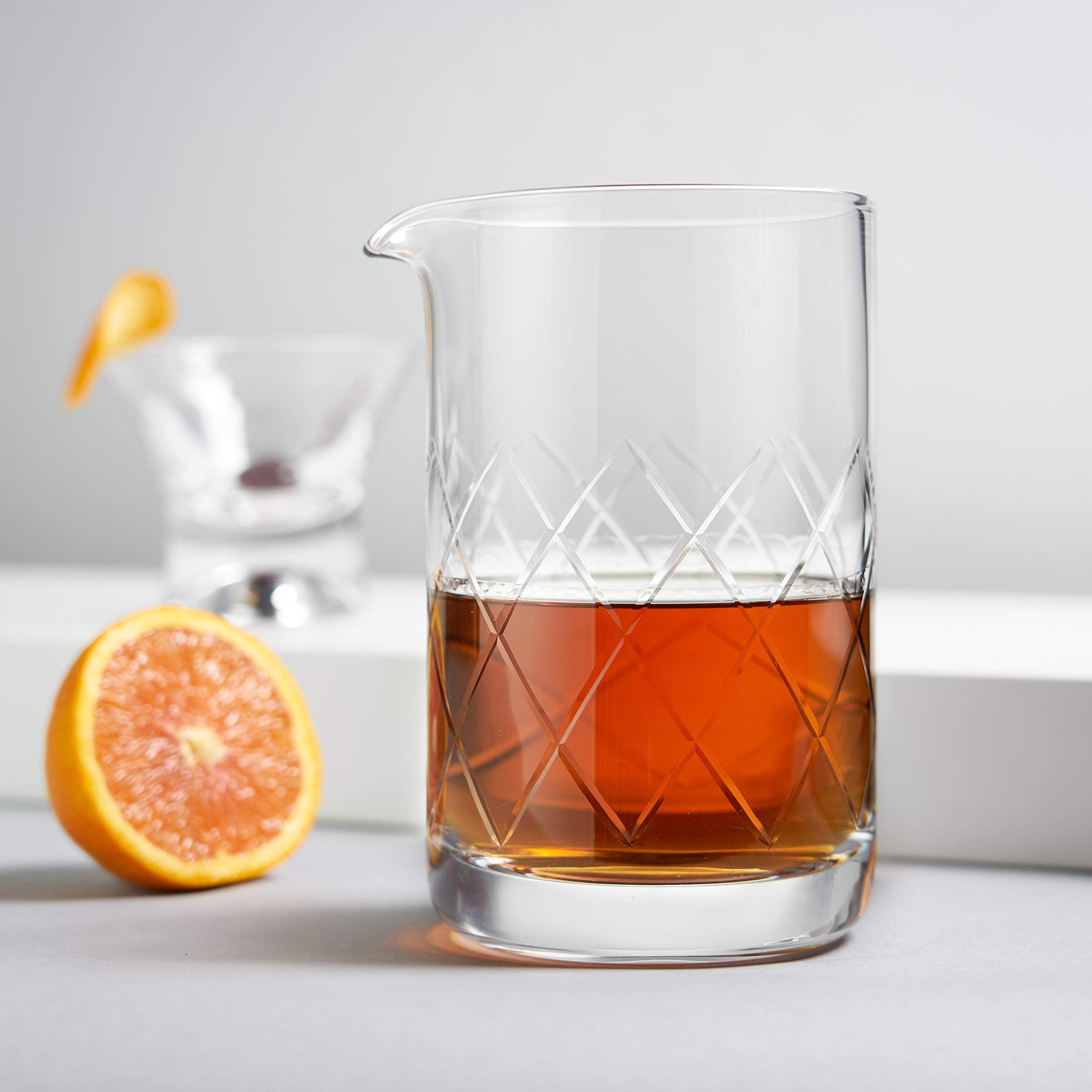 Viski vaso mezcla cristal acabado sin plomo.