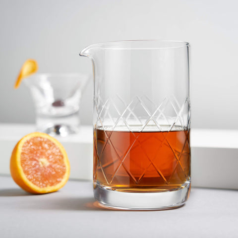 Viski vaso mezcla cristal acabado sin plomo.