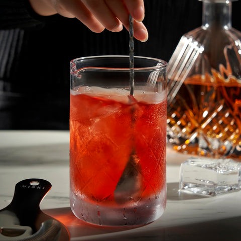 Viski vaso para cocteles cristal mide ingredientes con precisión.