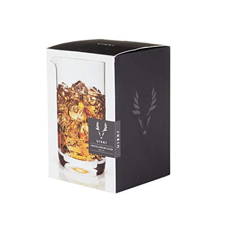 Viski vaso mezcla para cocteles en casa, elegante y práctico.