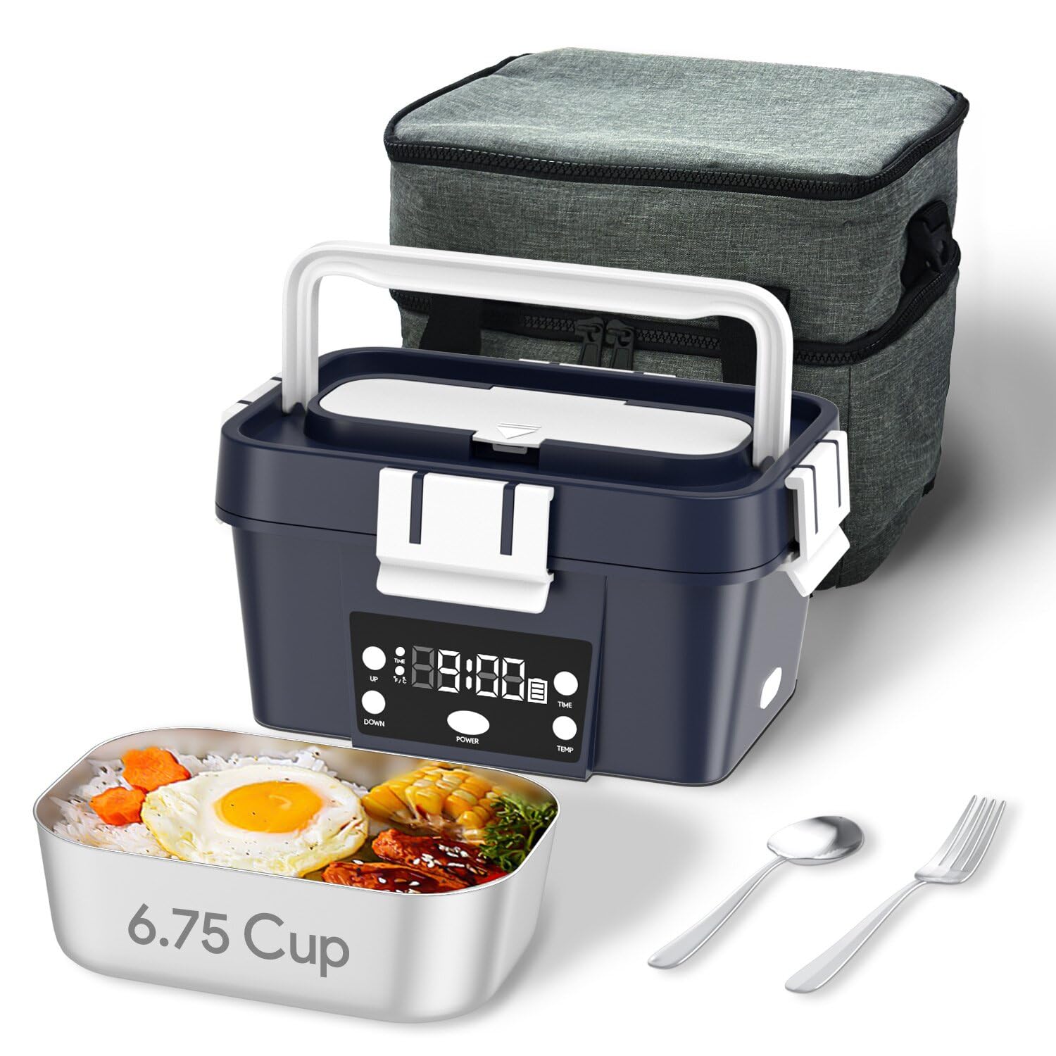 VISOM Lunch Box frente: compacto, ideal para llevar comidas calientes donde quieras.