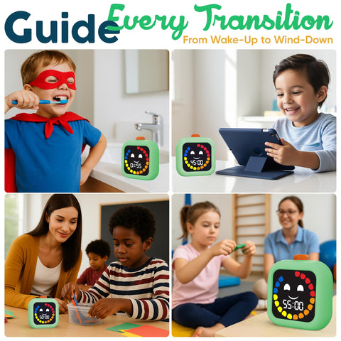 VISSE TimeBuddy modos alarma y reloj para mayor flexibilidad educativa