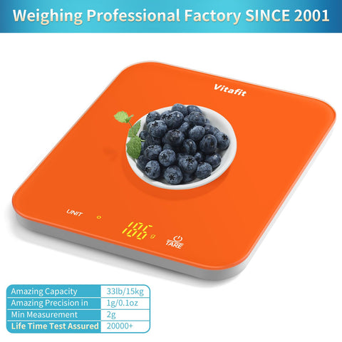 Vitafit lectura precisa 1g-0.1oz para ingredientes pequeños