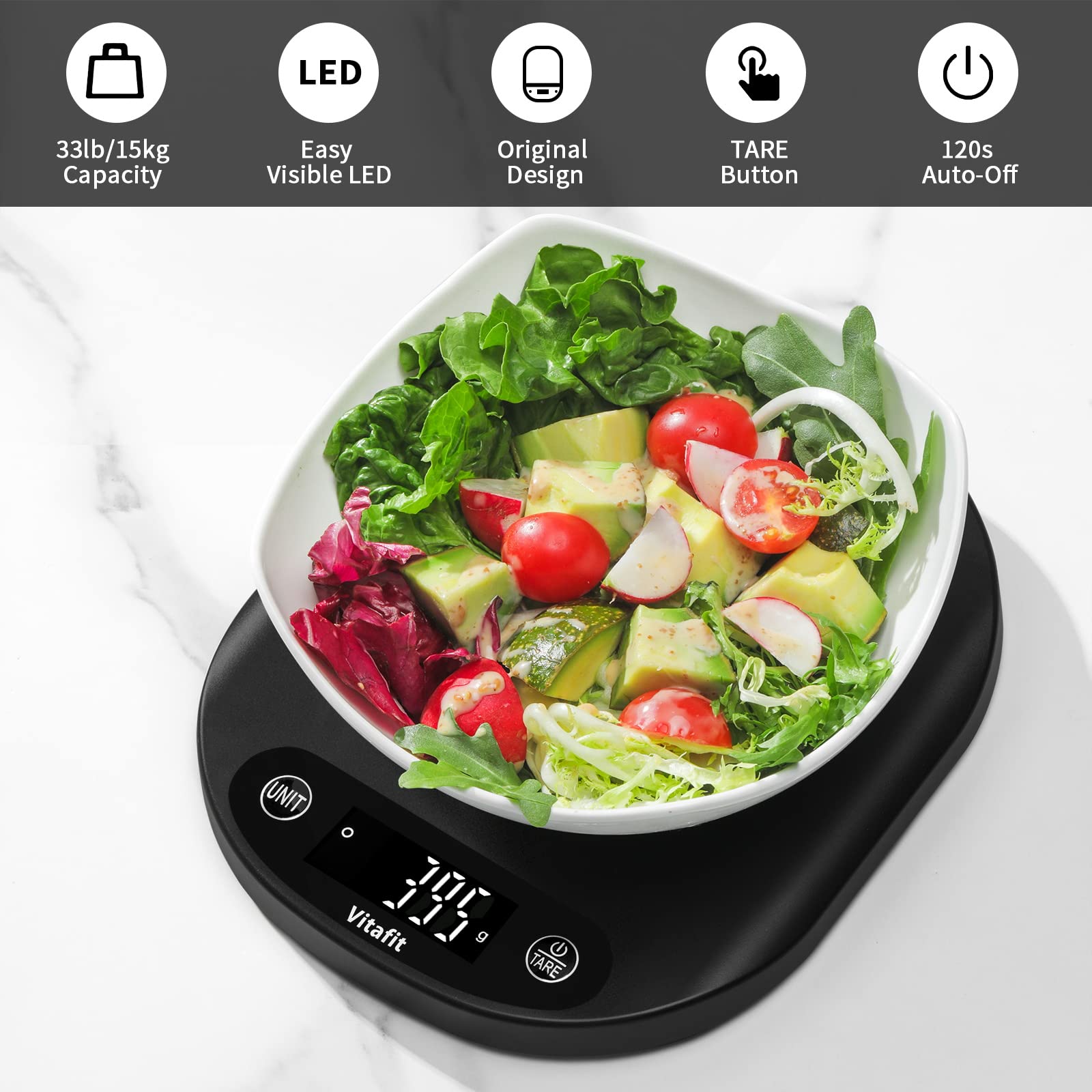 Vitafit diseño original compacto decora la cocina con precisión.