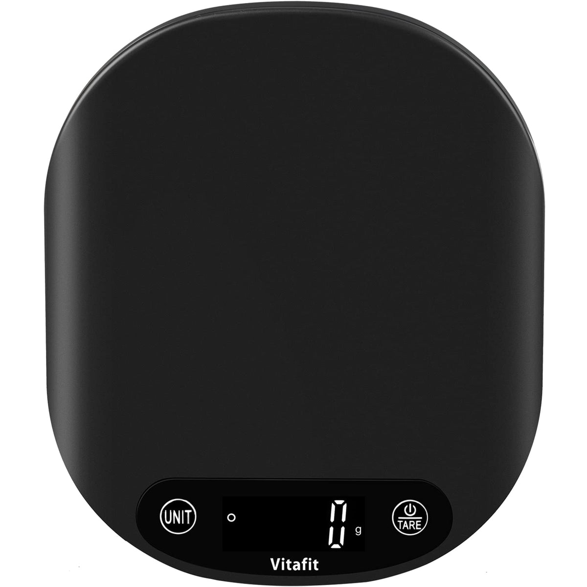 Vitafit pesa digital de cocina con pantalla LED clara para lecturas rápidas.