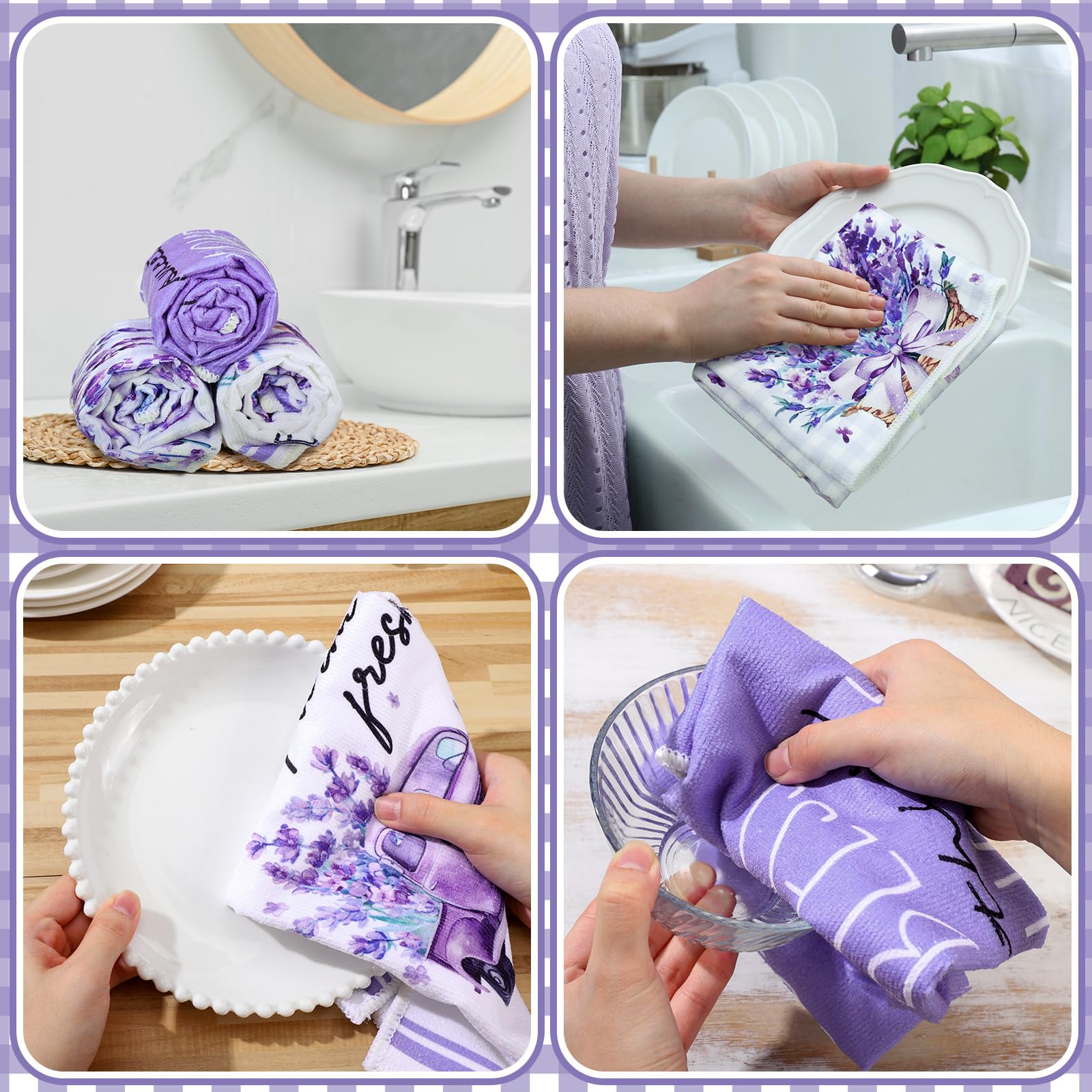 Colección primavera VitalCozy en lavanda, ideal para regalo y decoración.