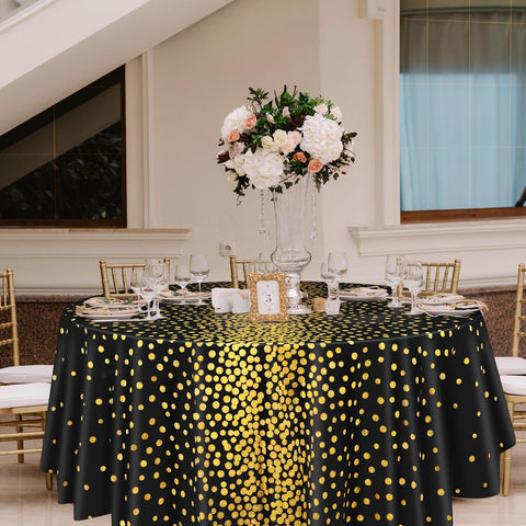 Mantel VitalCozy con lunares, diseño llamativo para celebraciones de primavera.