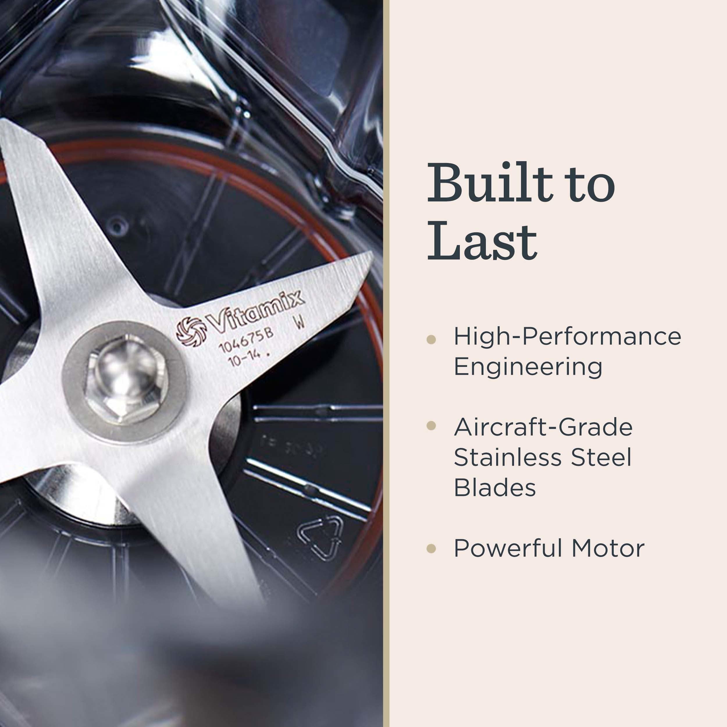 Vitamix 5200: construcción duradera diseñada para años de uso