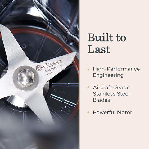 Vitamix 5200: construcción duradera diseñada para años de uso