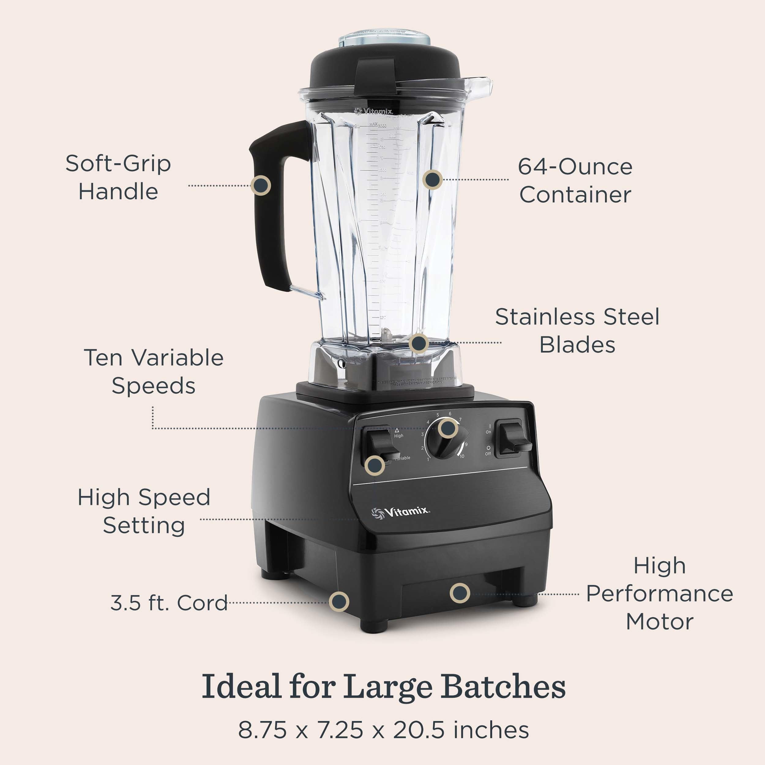 Vitamix 5200: empujador para mezclar sin detenerse