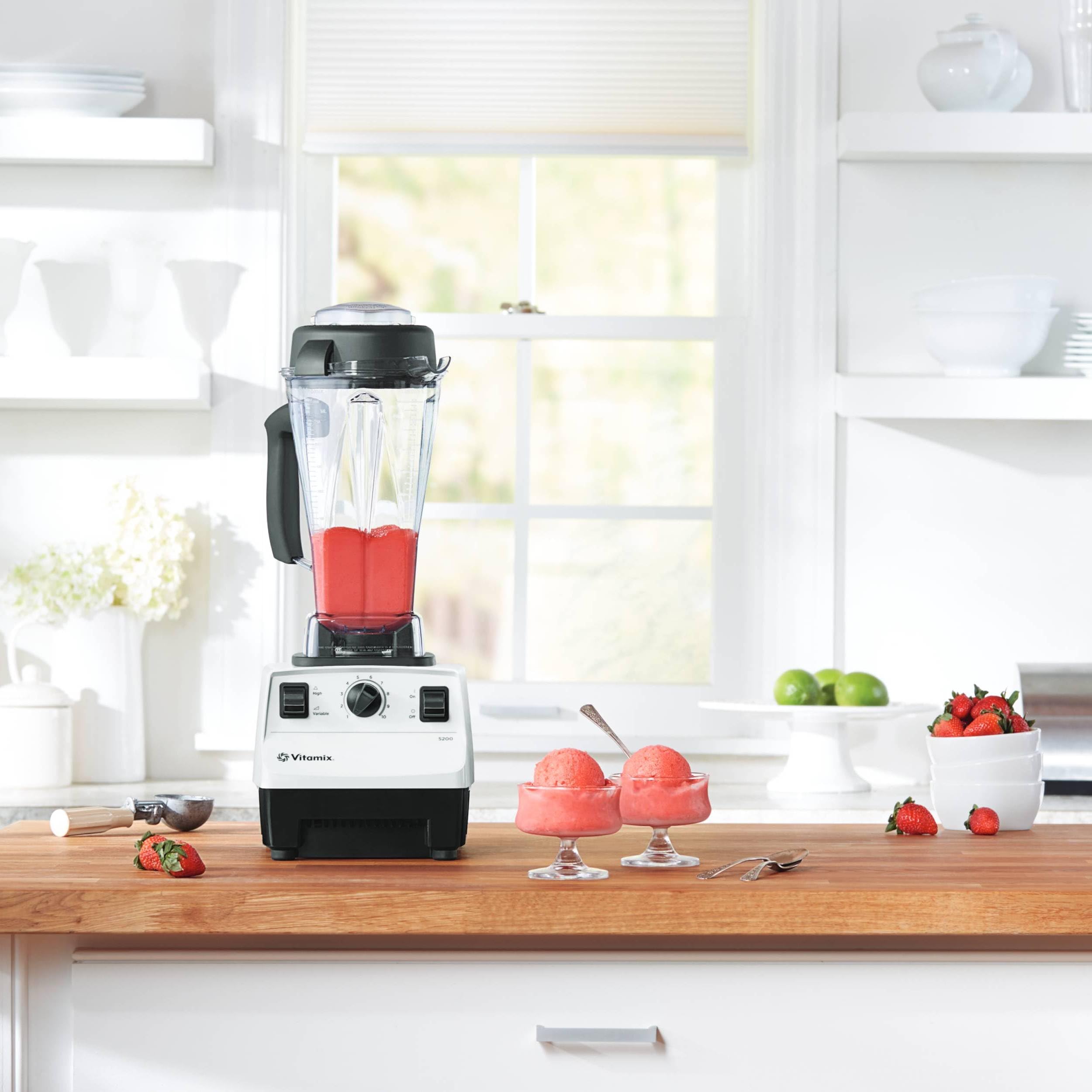 Vitamix 5200: vaso de 64 onzas para lotes grandes y cremosos