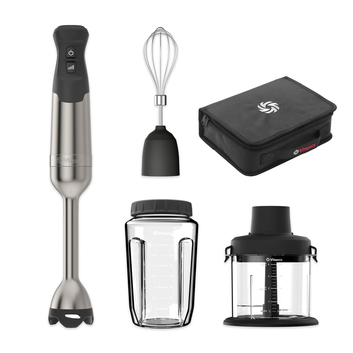Vitamix batidora de inmersión con mini-picadora para picar ingredientes con facilidad