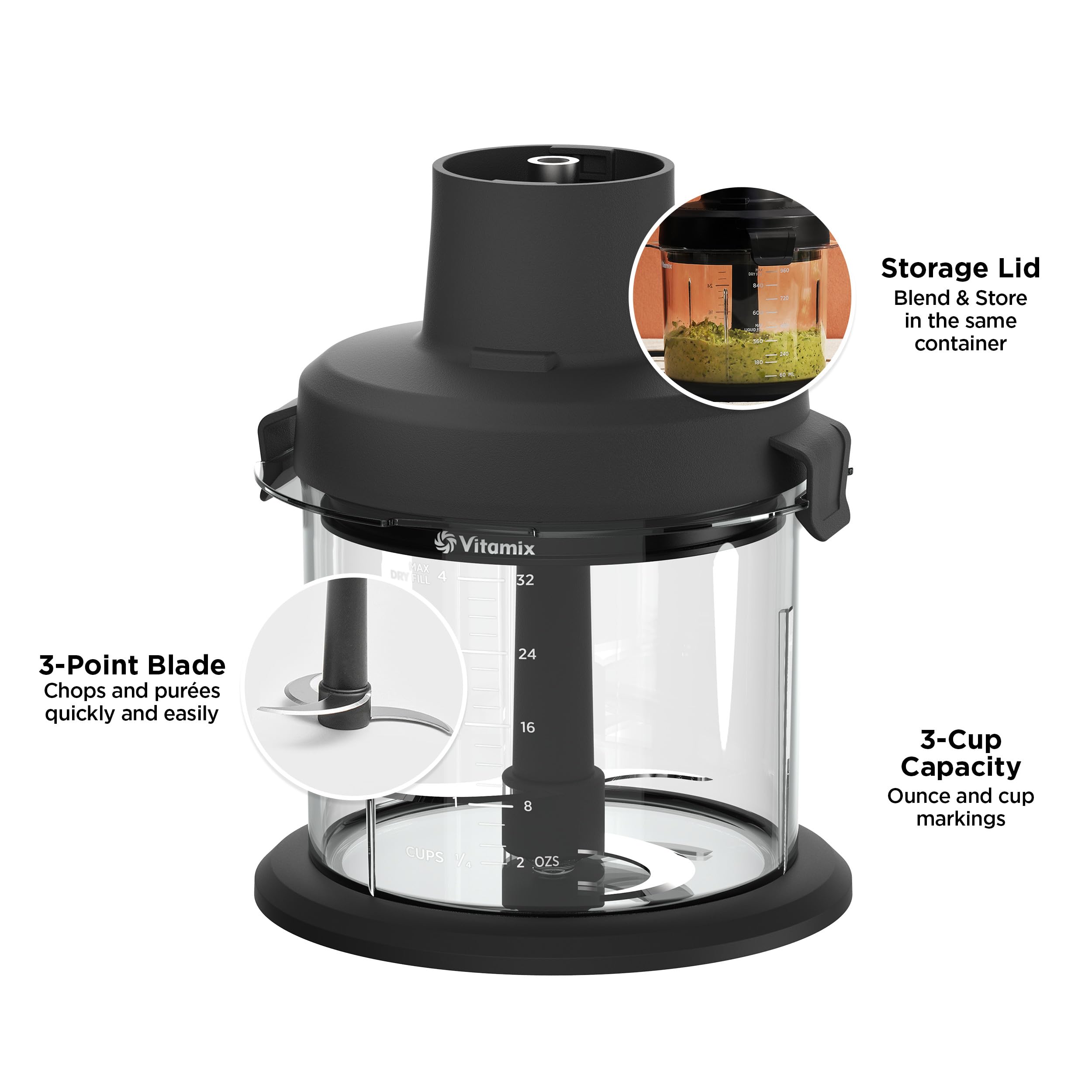 Vitamix batidora de inmersión manejo con una mano para multitarea