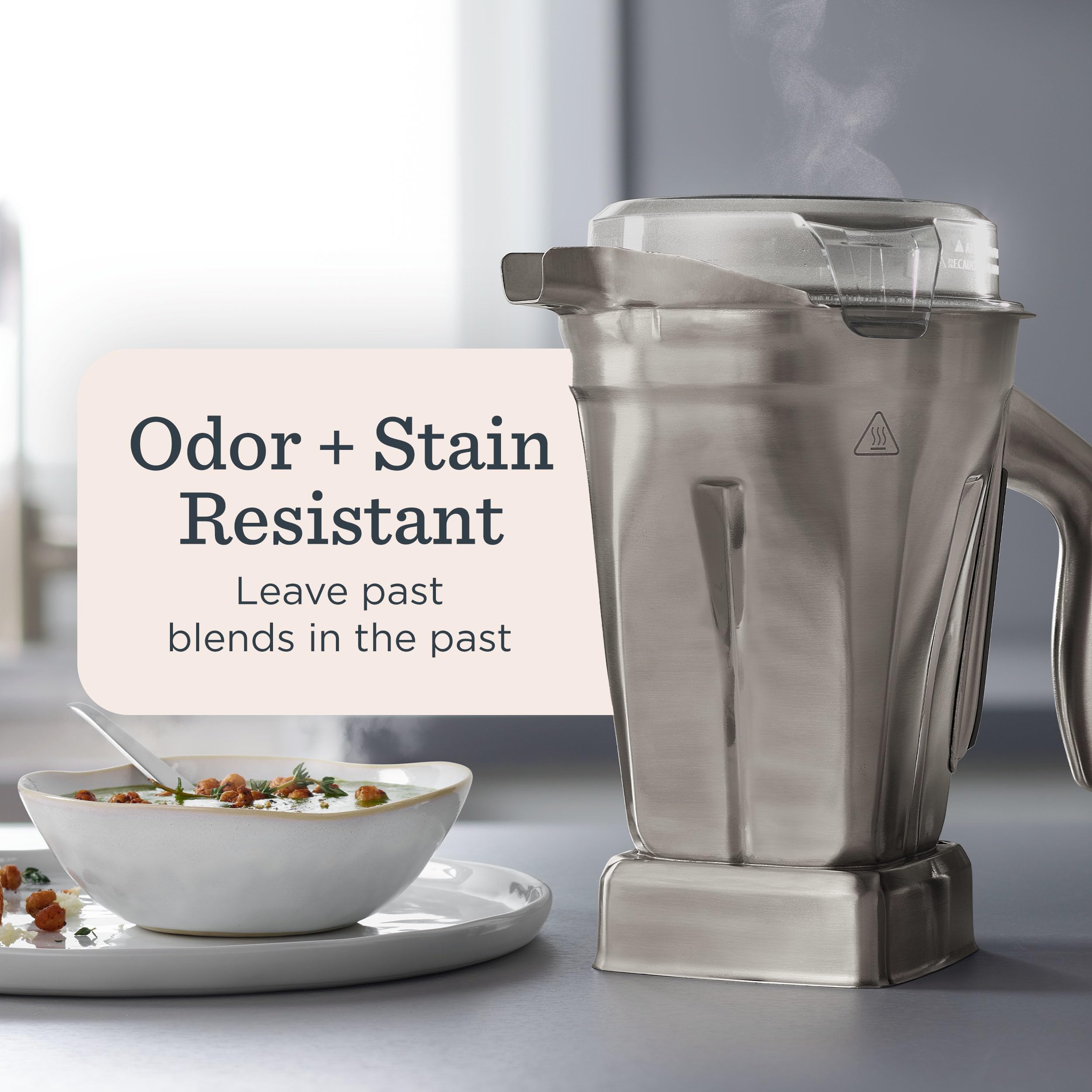 Vitamix: detección automática reconoce la licuadora y ajusta la mezcla.