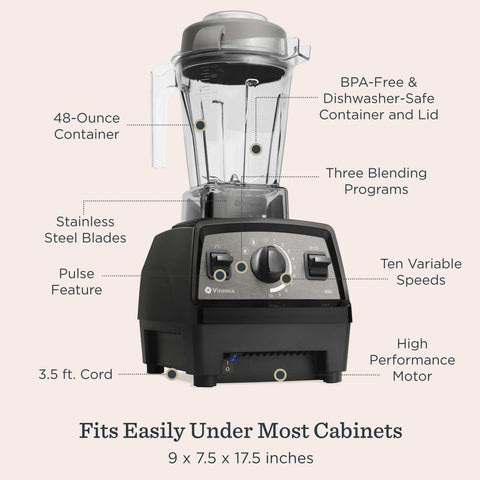 Vitamix Propel 510: programas automáticos para smoothies, sopas y postres.