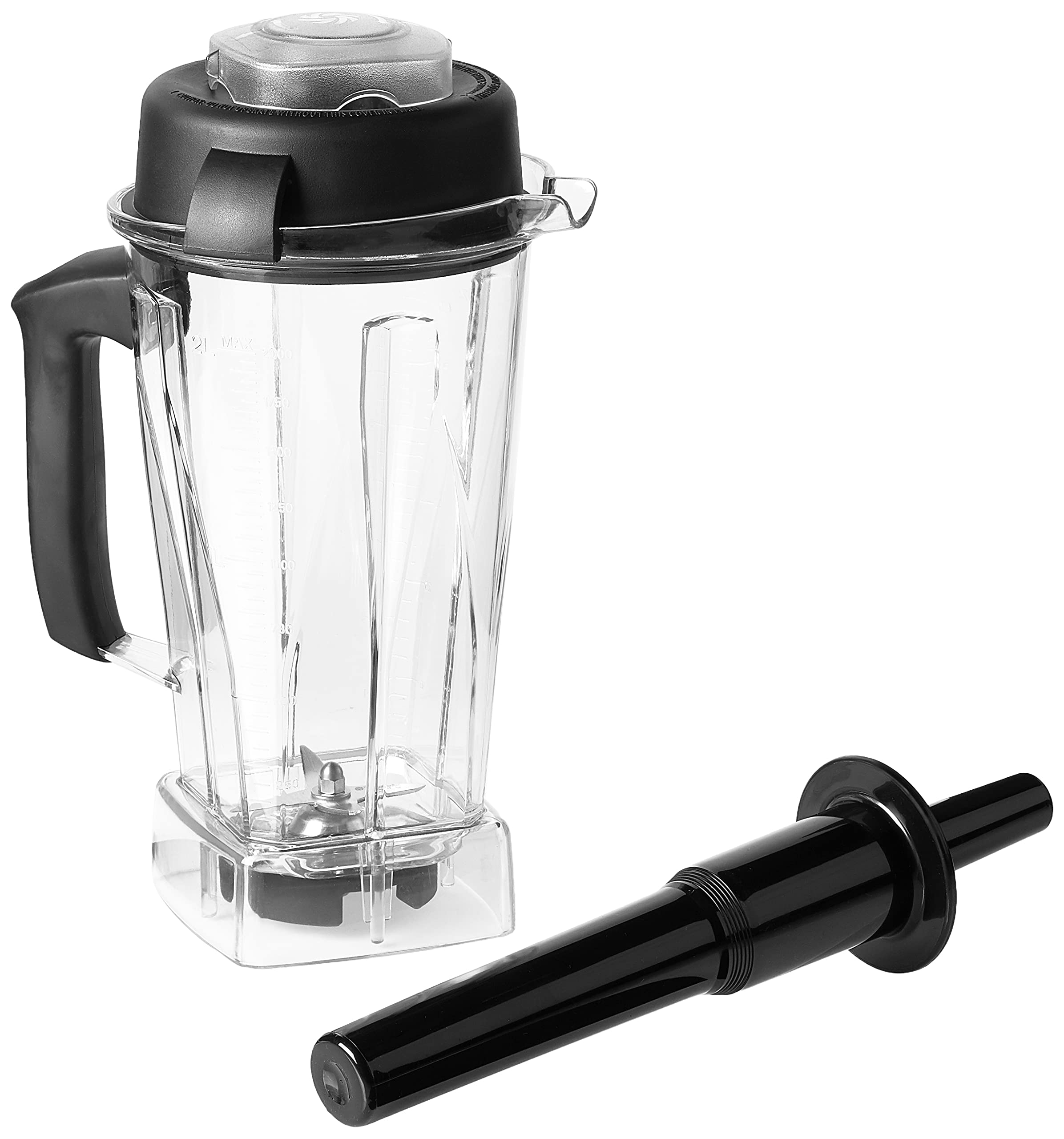 Tapa ventilada con medidas en Vitamix para control de textura.