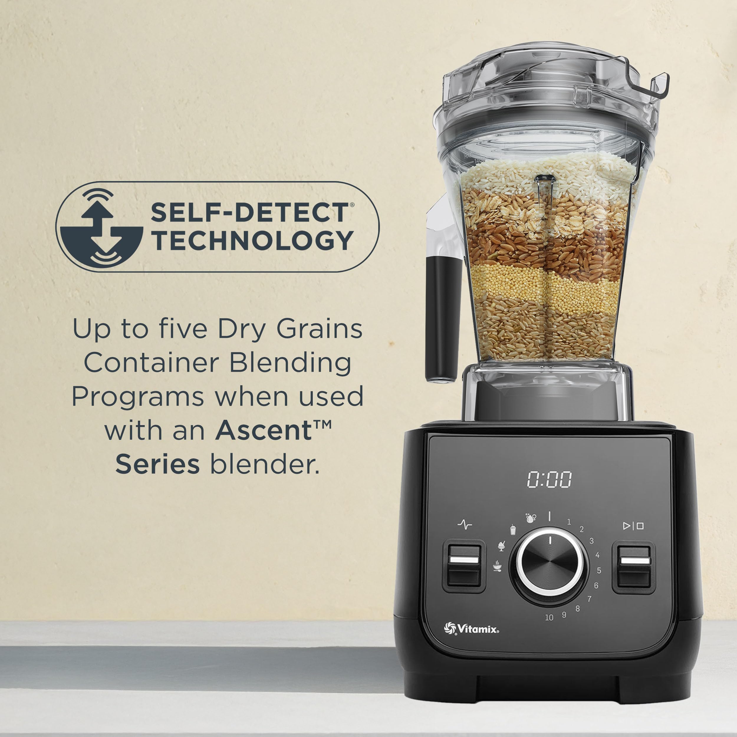 Vitamix tapa hermética con sello y monitor de progreso