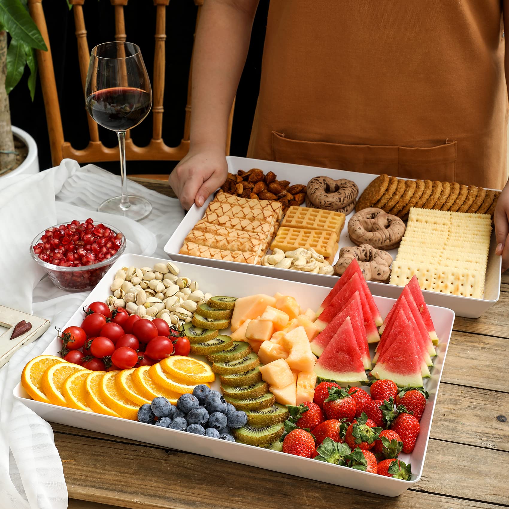 Bandejas de 16x11 VITEVER para snacks y picoteo.