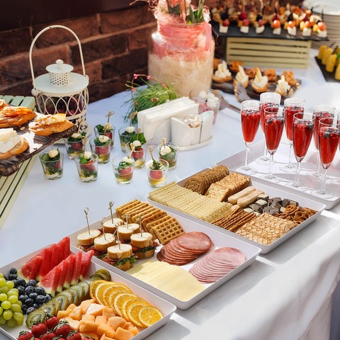 Bandejas para catering ligero con VITEVER para presentaciones.