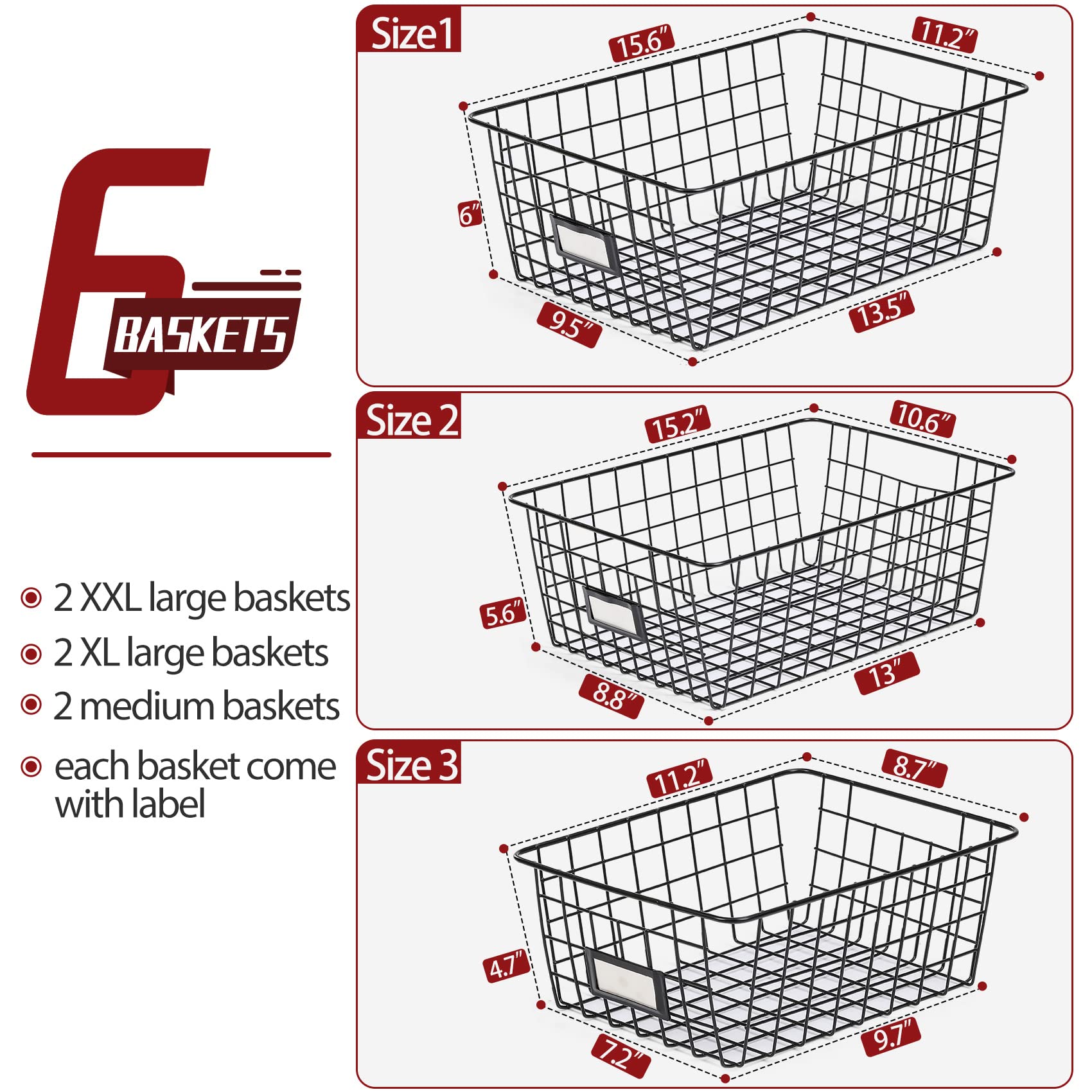 Cesta XXLarge VITEVER para almacenar snacks y frascos