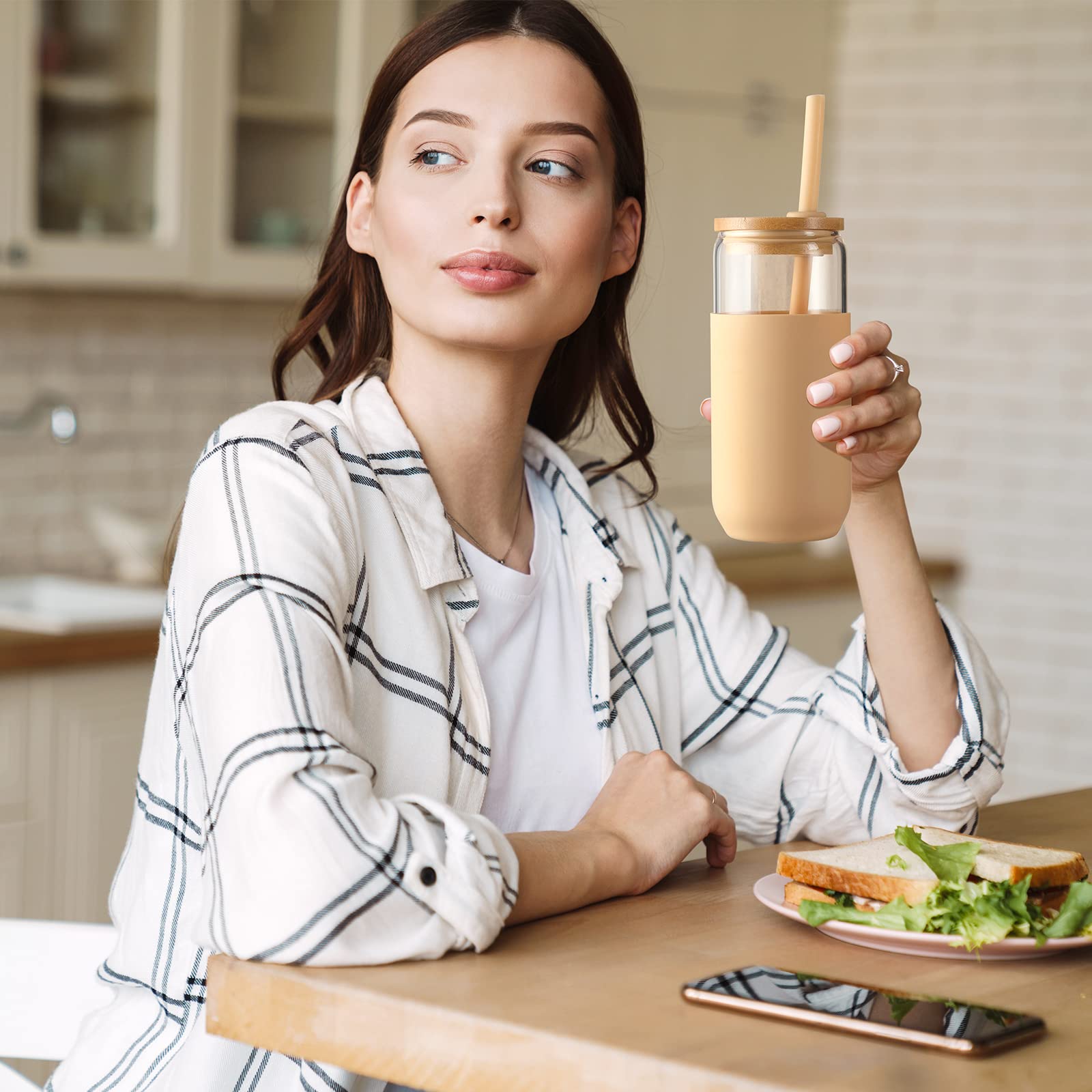 VITEVER diseño claro de vidrio borosilicato para experiencia de bebida premium.