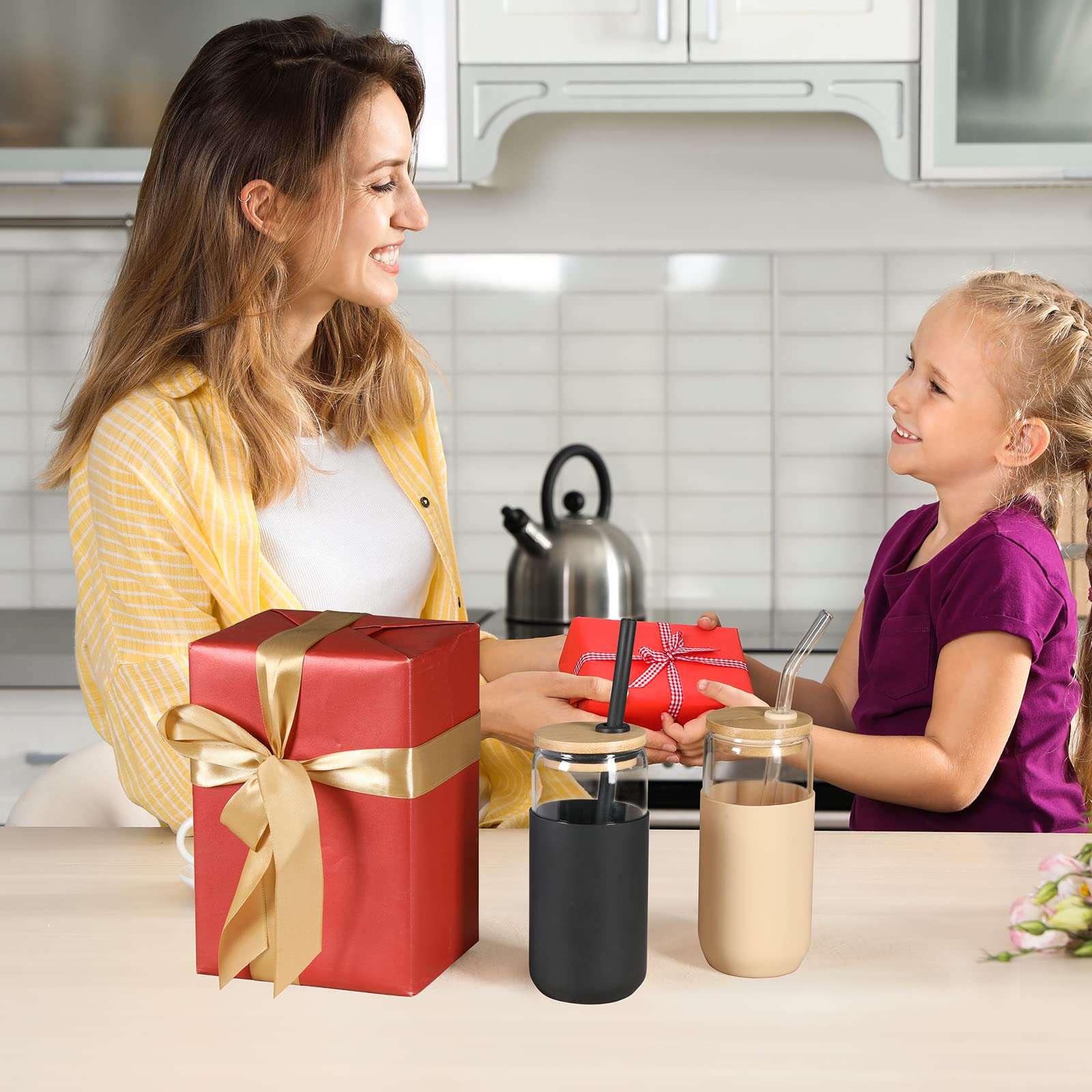 VITEVER presentación regalo de juego de vasos, ideal para cumpleaños o fiestas