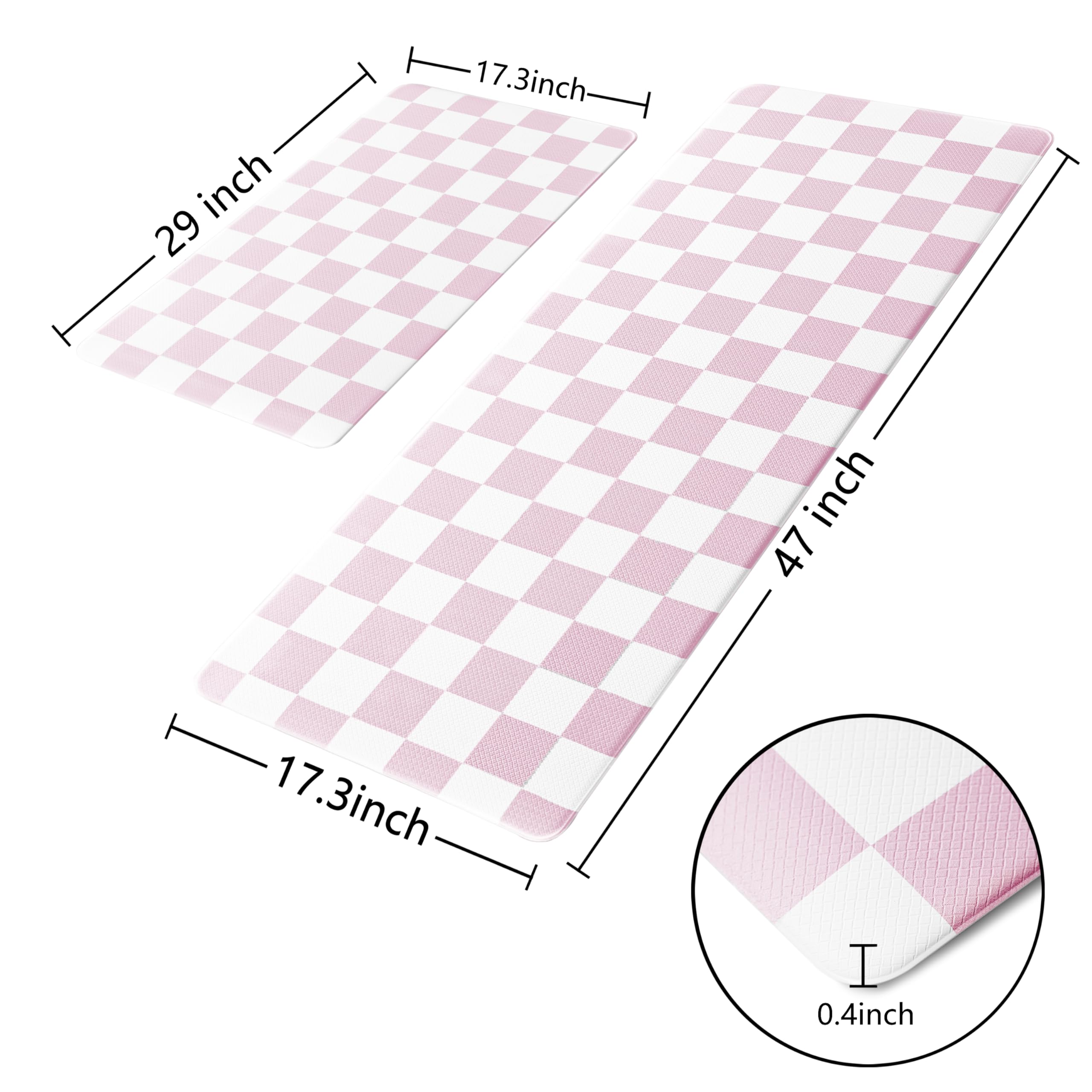 Alfombra VivaNest resistente al agua para cocina, limpieza rápida.