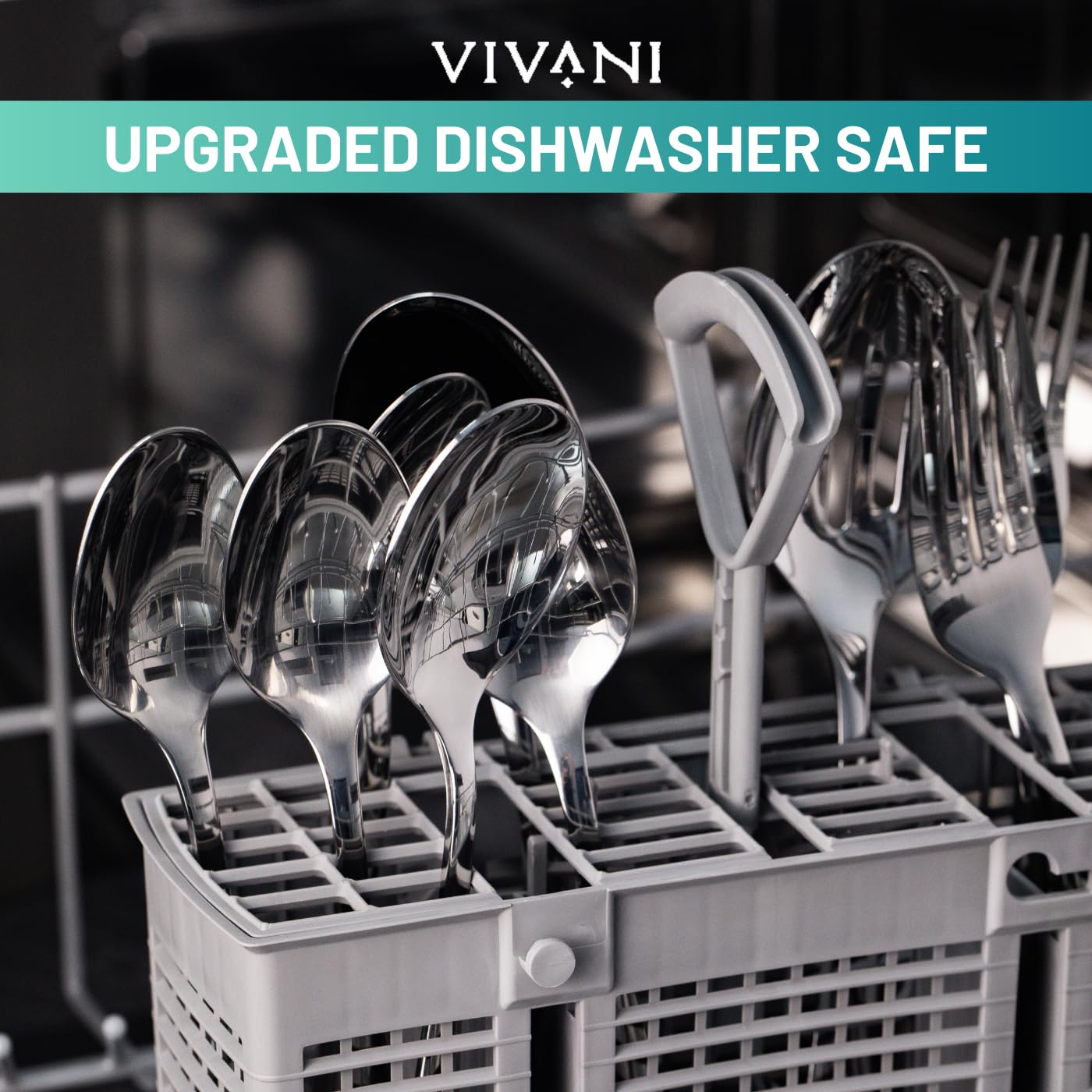 VIVANI uso diario con cubiertos durables para cualquier comida